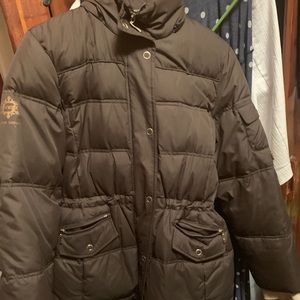 Women’s warm winter jacket with hood
